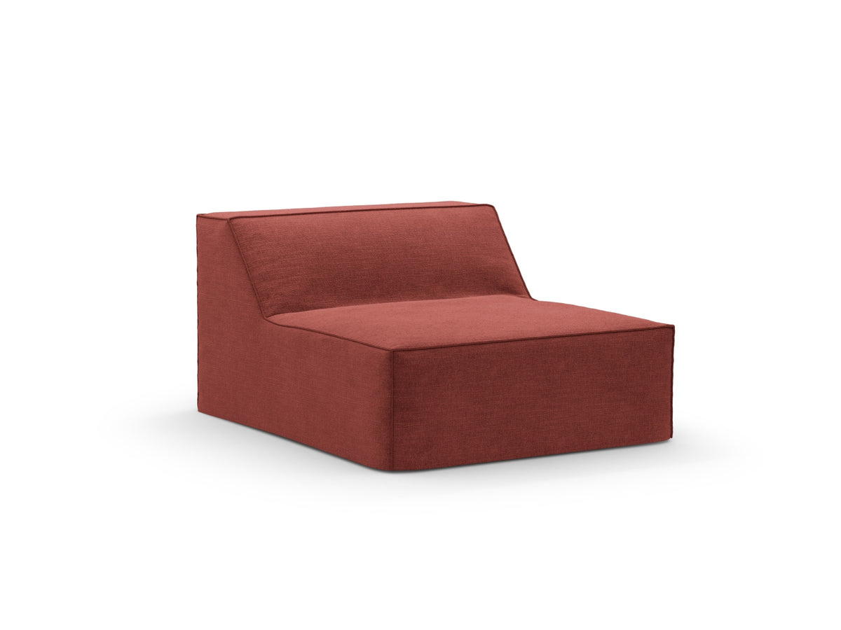 Jodie Modul Armless 1 Sitzer mit abnehmbaren Bezug in Cherrywood-LINS präsentiert im Onlineshop von KAQTU Design AG. Modulares Sofa ist von Micadoni