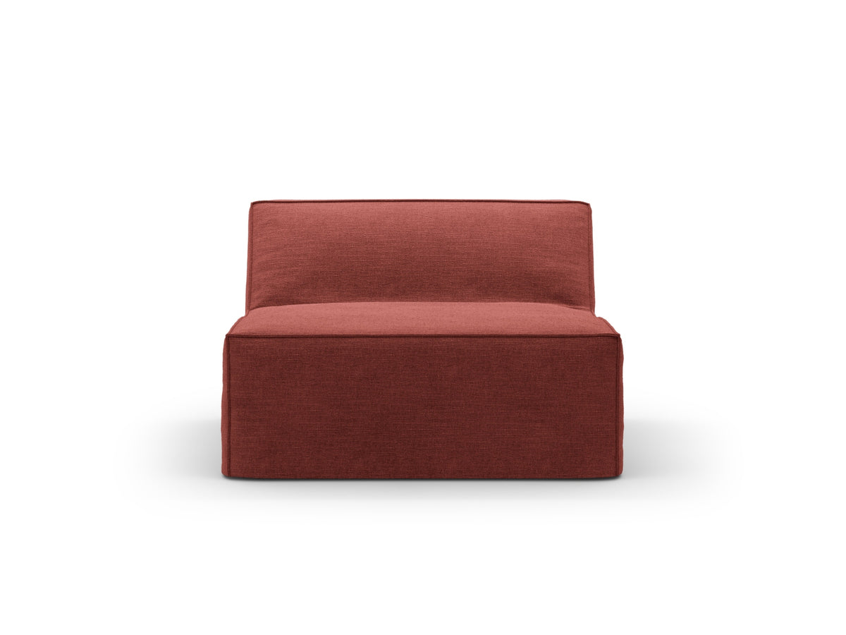 Jodie Modul Armless 1 Sitzer mit abnehmbaren Bezug in Cherrywood-LINS präsentiert im Onlineshop von KAQTU Design AG. Modulares Sofa ist von Micadoni