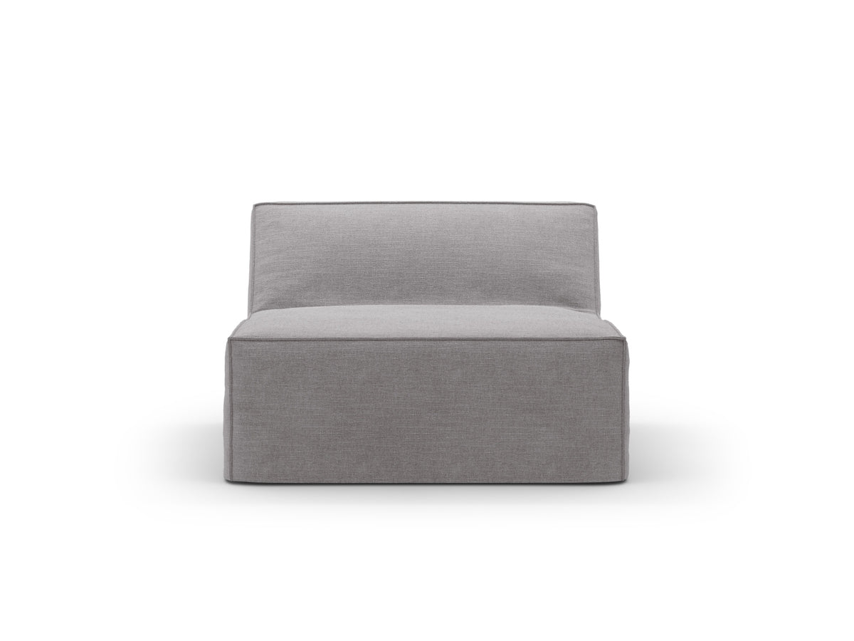 Jodie Modul Armless 1 Sitzer mit abnehmbaren Bezug in Warm grey-LINS präsentiert im Onlineshop von KAQTU Design AG. Modulares Sofa ist von Micadoni