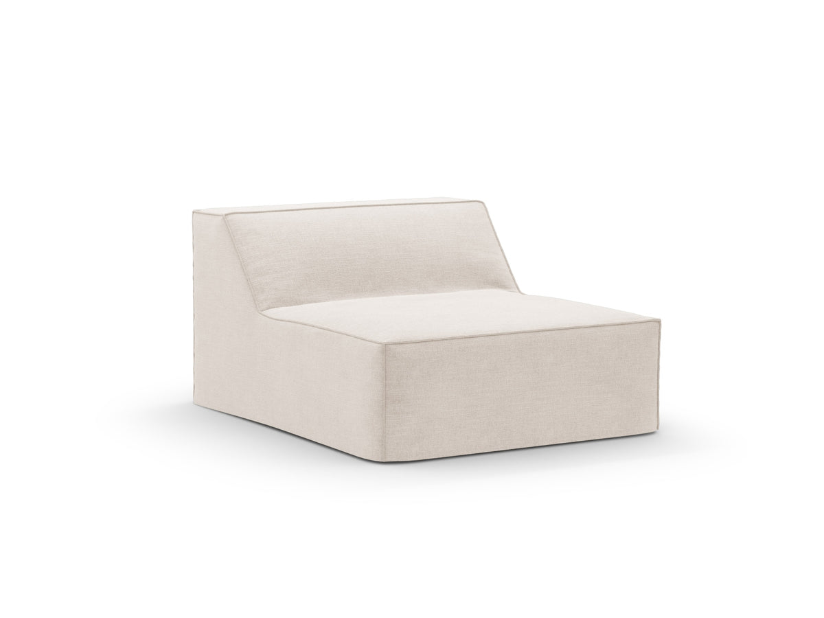 Jodie Modul Armless 1 Sitzer mit abnehmbaren Bezug in Beige-LINS präsentiert im Onlineshop von KAQTU Design AG. Modulares Sofa ist von Micadoni