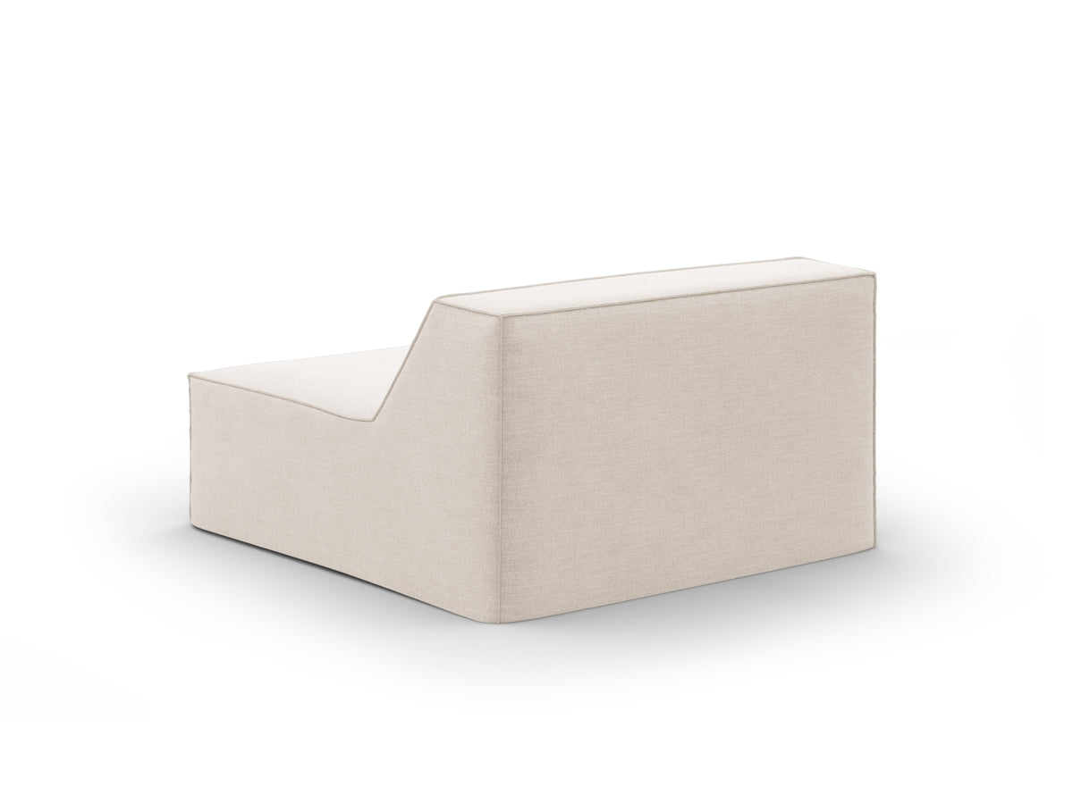 Jodie Modul Armless 1 Sitzer mit abnehmbaren Bezug in Beige-LINS präsentiert im Onlineshop von KAQTU Design AG. Modulares Sofa ist von Micadoni