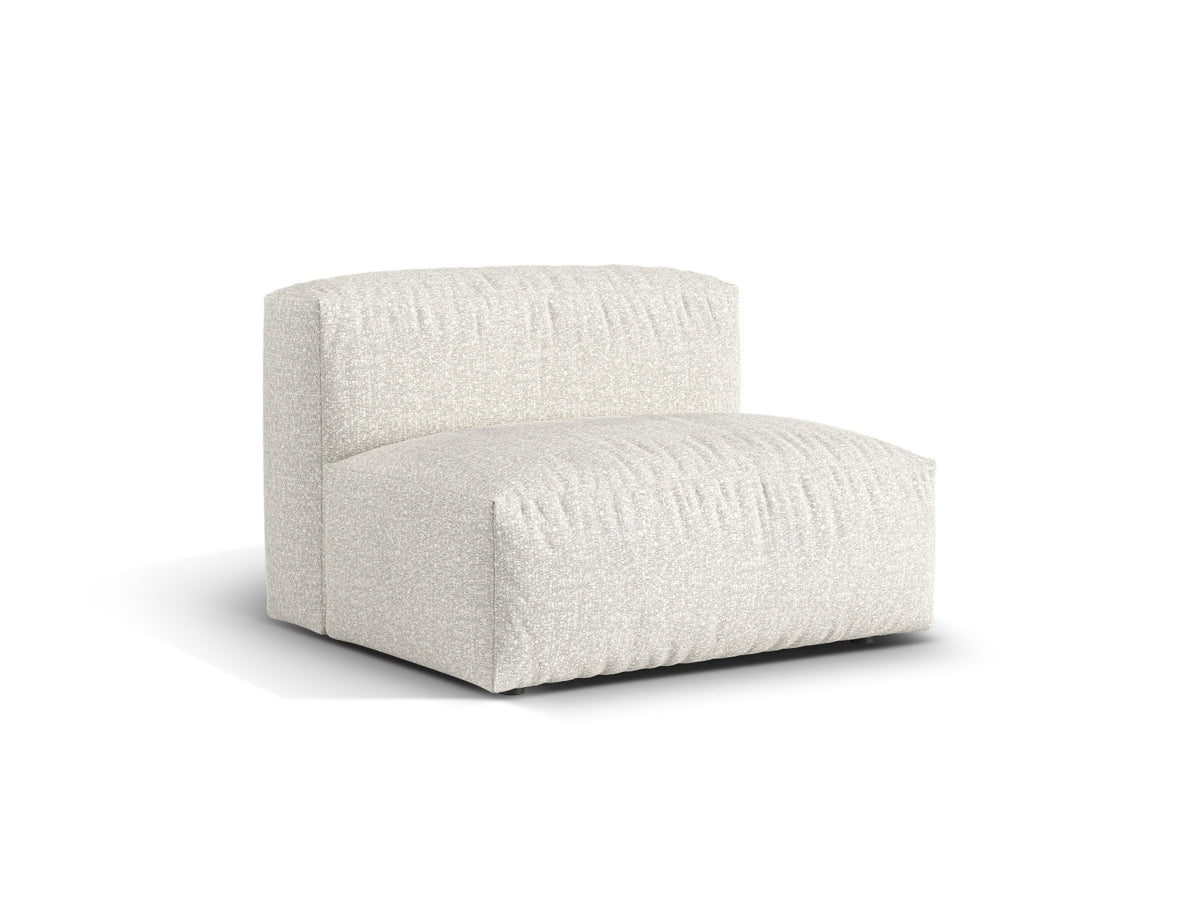 1-Sitzer Sofa Martina in Grey Beige Melange-Monet präsentiert im Onlineshop von KAQTU Design AG. Modulares Sofa ist von Micadoni