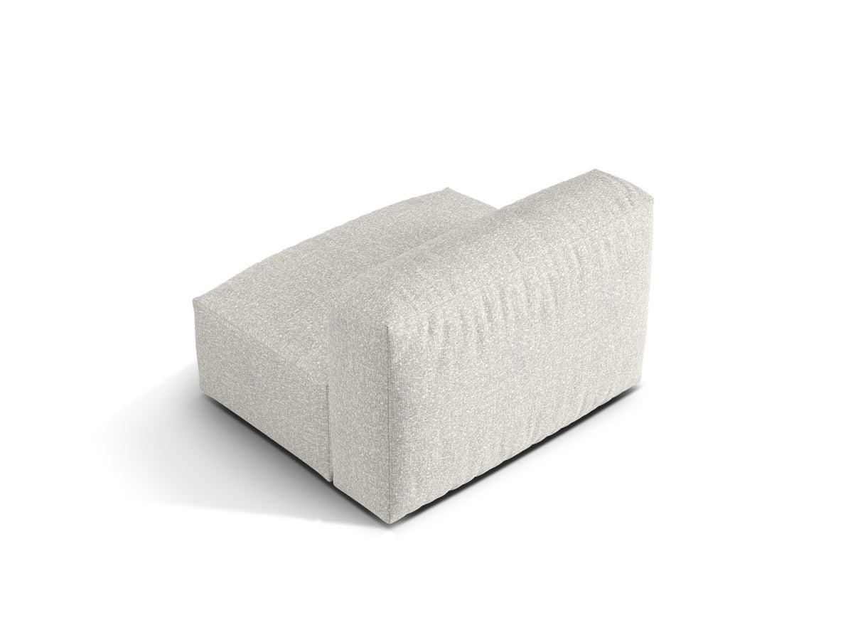 1-Sitzer Sofa Martina in Grey Beige Melange-Monet präsentiert im Onlineshop von KAQTU Design AG. Modulares Sofa ist von Micadoni