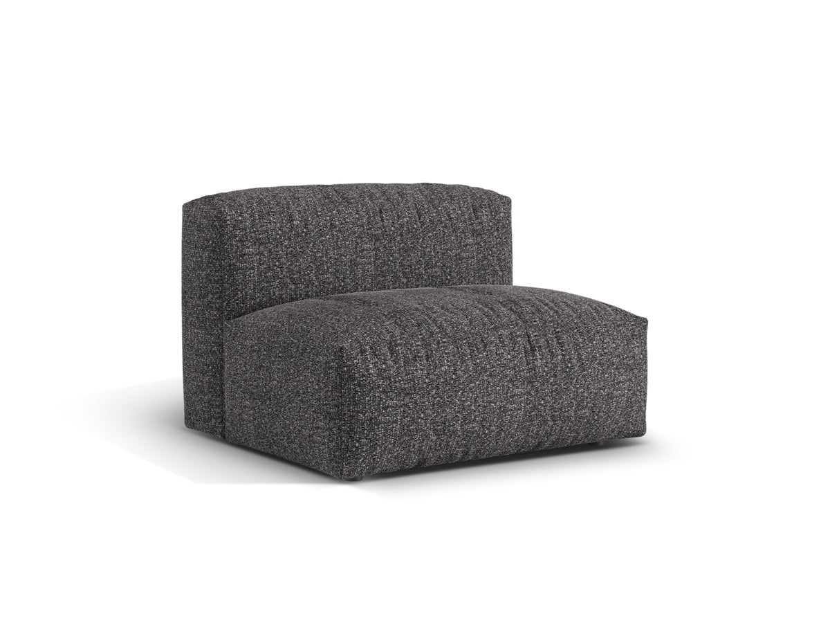 1-Sitzer Sofa Martina in Anthracite-Monet präsentiert im Onlineshop von KAQTU Design AG. Modulares Sofa ist von Micadoni