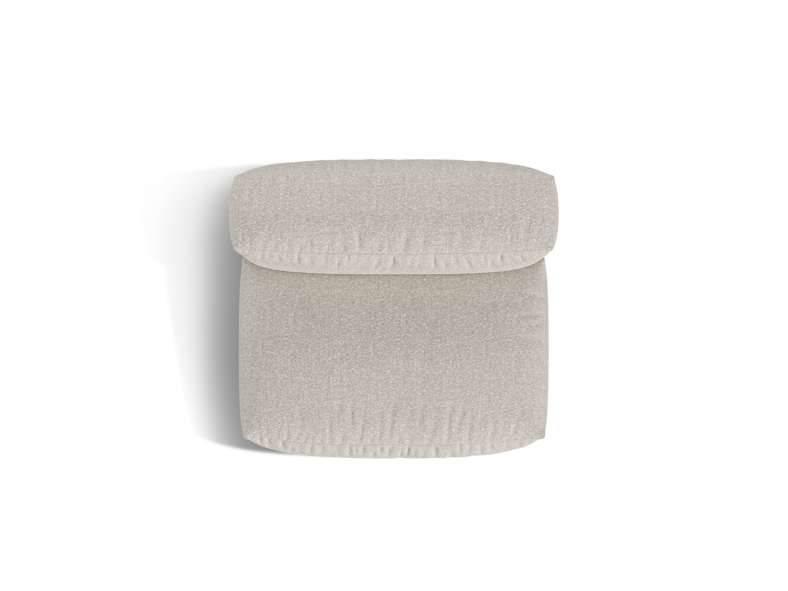 Stilvolles 1-Sitzer Sofa Martina in sanftem Beige, ideal für zeitgemäße Einrichtung, vereint Komfort und Flexibilität in einem modularen Design.