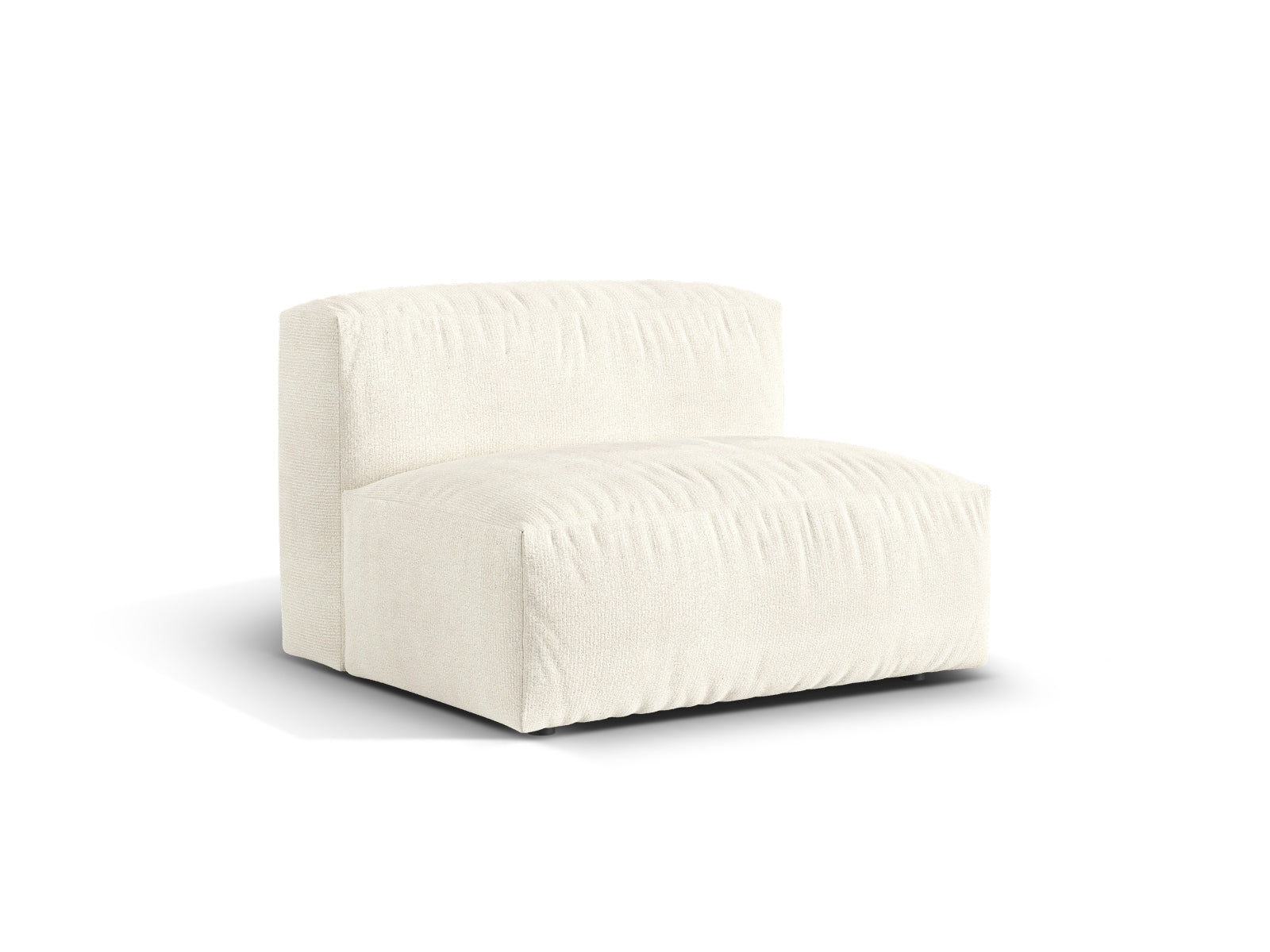 Elegantes 1-Sitzer Sofa Martina in Ivory-Monet, ideal für moderne Wohnräume. Teil der modularen Sofa-Kollektion von Micadoni.