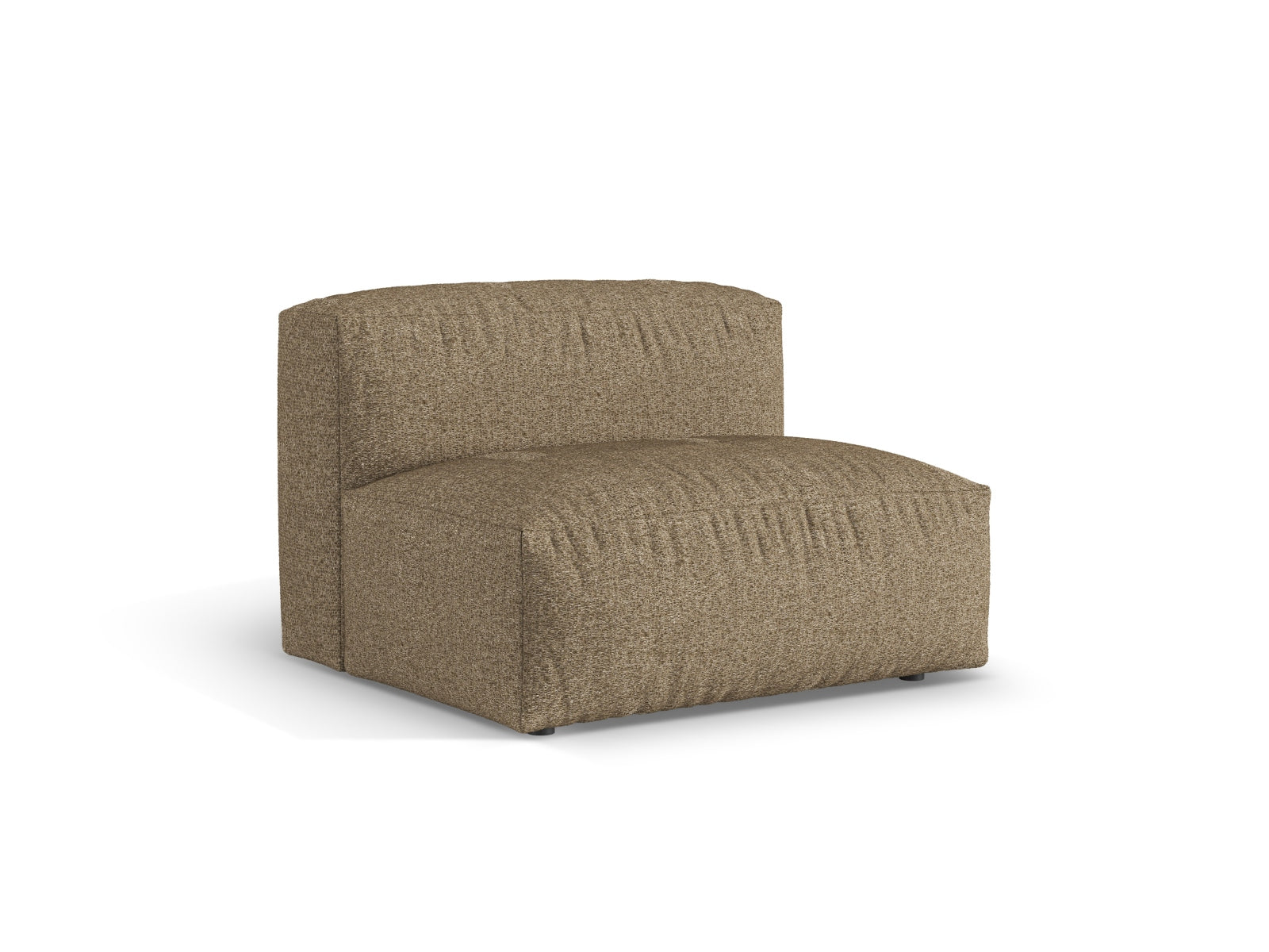 Elegantes 1-Sitzer Sofa Martina in stilvollem Cappuccino, ideal für moderne Wohnräume. Teil der modularen Sofa-Kollektion von Micadoni.