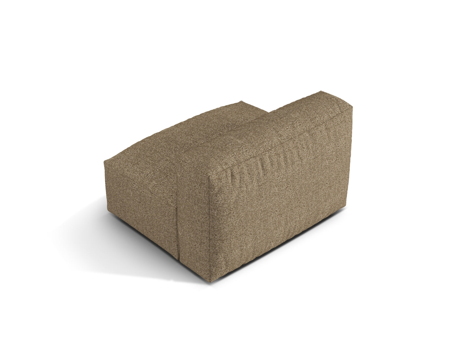 Elegantes 1-Sitzer Sofa Martina in sanftem Cappuccino, ideal für moderne Wohnkonzepte und flexible Raumgestaltungsmöglichkeiten.