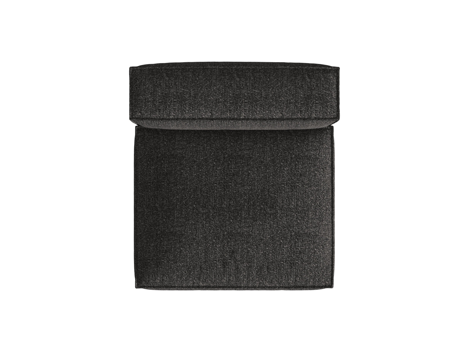 Eleganter Nuria Modul Armless 1 Sitzer in klassischem Anthrazit, ideal für moderne Wohnräume und vielseitige Einrichtungsmöglichkeiten.