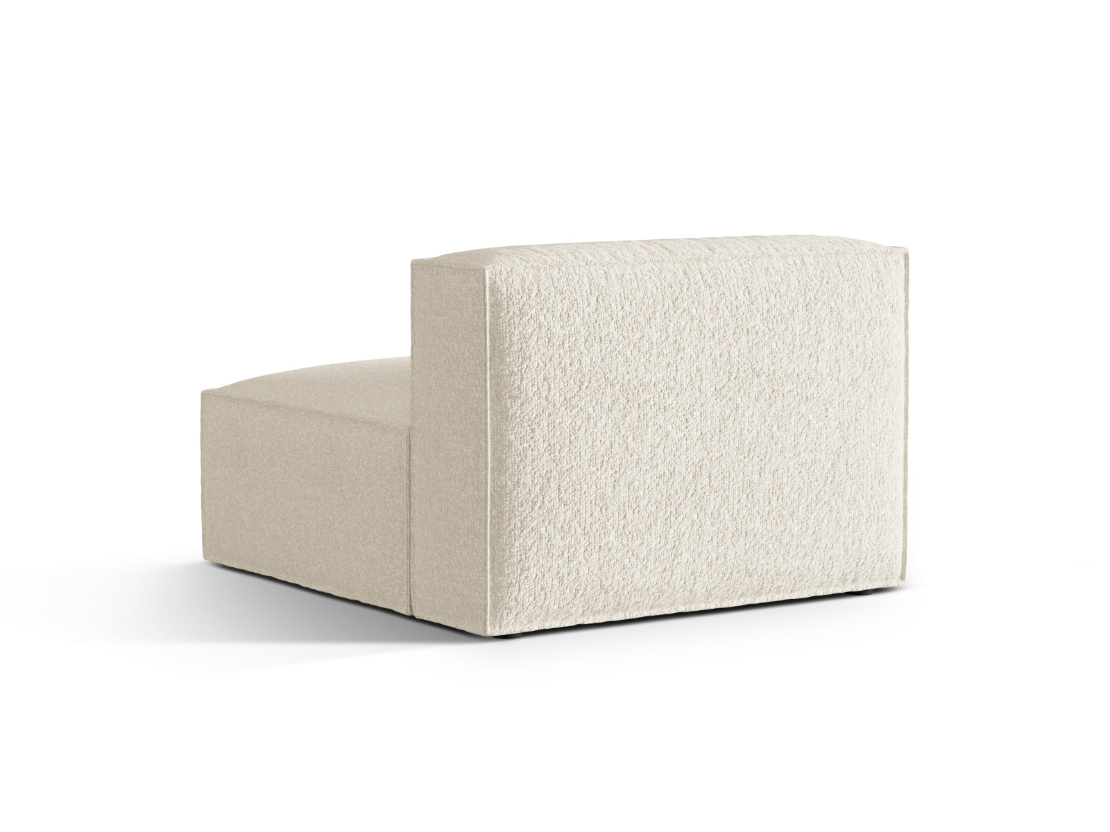 Stylischer Nuria Modul Armless 1 Sitzer in Ivory-Monet, perfekt für zeitgemäße Inneneinrichtungen und kombinierbar mit anderen Modulen.