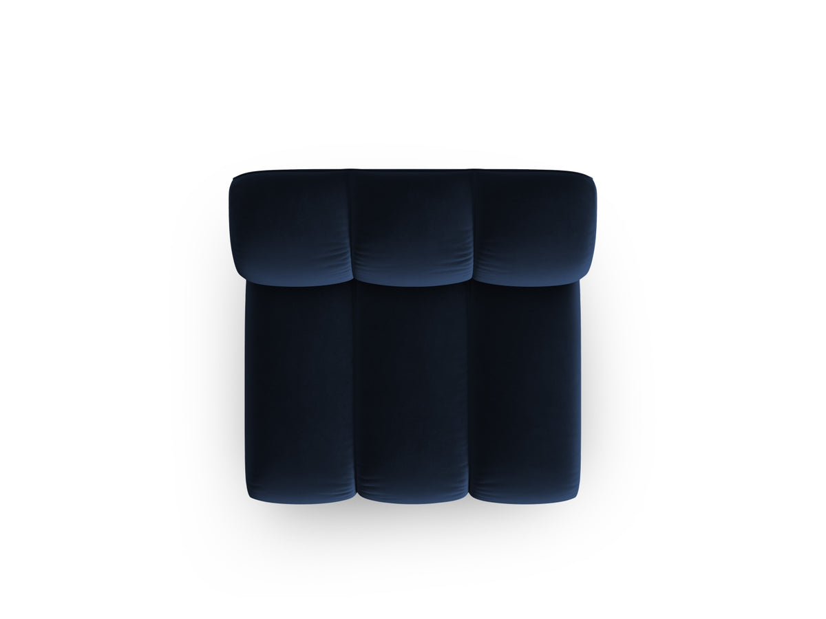 Lupine Velour Modul Armless 1 Sitzer in Royal Blue-Salvador präsentiert im Onlineshop von KAQTU Design AG. Modulares Sofa ist von Micadoni