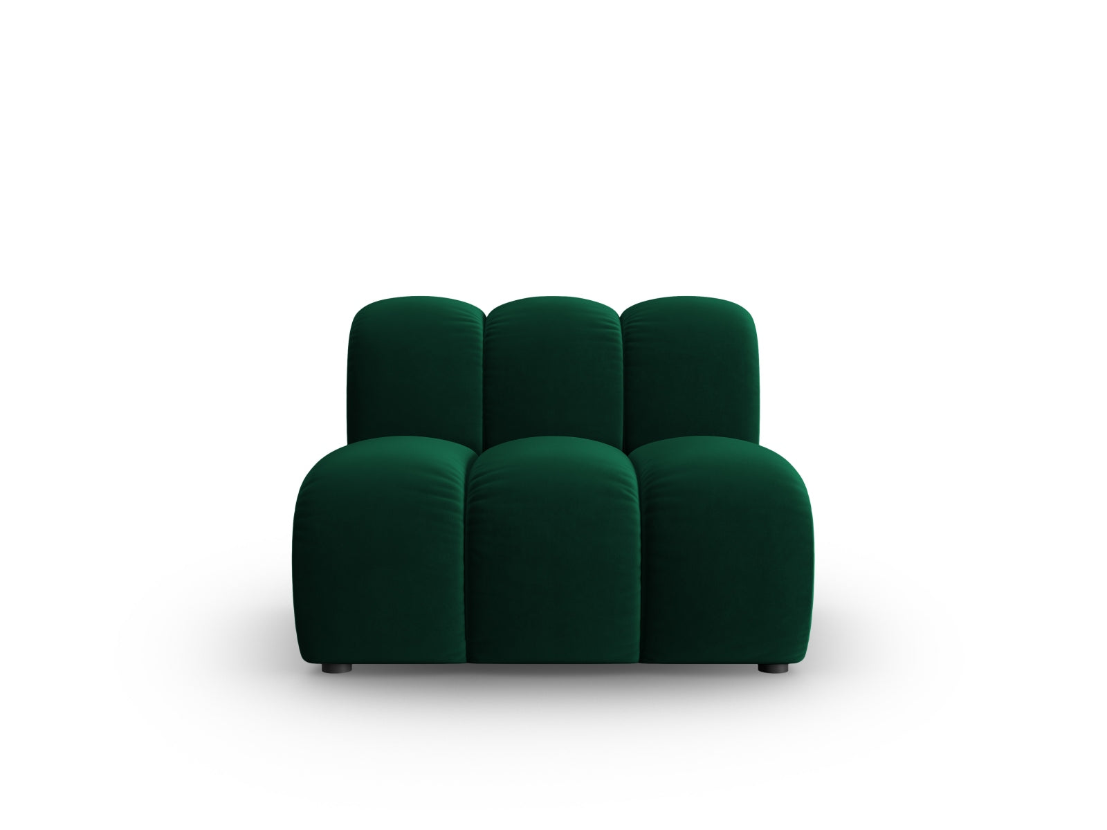 Lupine Velour Modul Armless 1 Sitzer in Bottle Green präsentiert im Onlineshop von KAQTU Design AG. Modulares Sofa ist von Micadoni