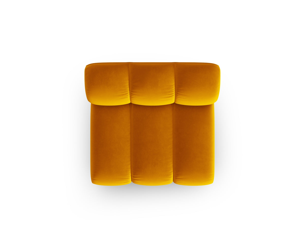 Lupine Velour Modul Armless 1 Sitzer in Yellow-Salvador präsentiert im Onlineshop von KAQTU Design AG. Modulares Sofa ist von Micadoni