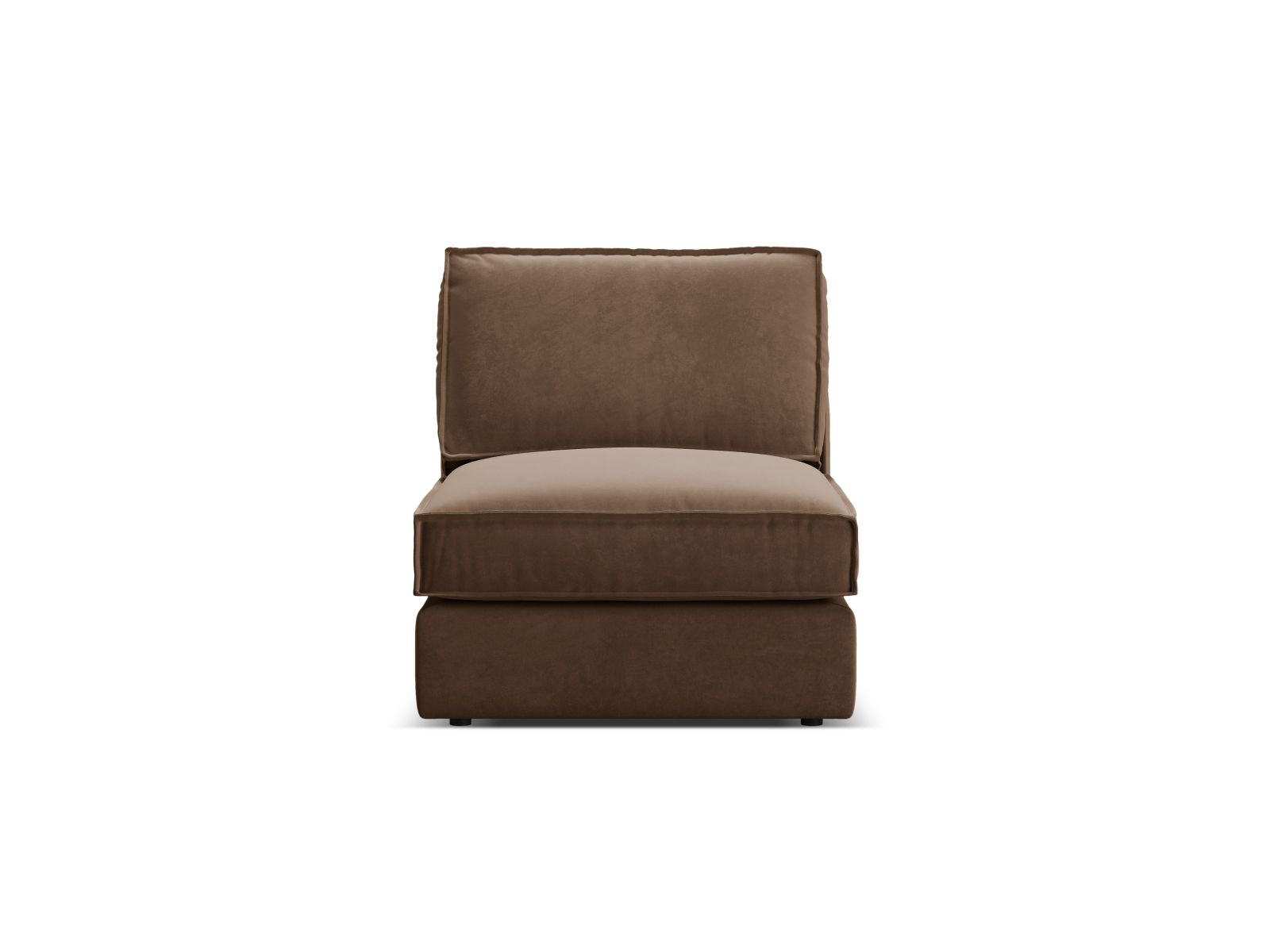 1-Sitzer Modul Armless Pola in Chocolate-Salvador präsentiert im Onlineshop von KAQTU Design AG. Modulares Sofa ist von Micadoni