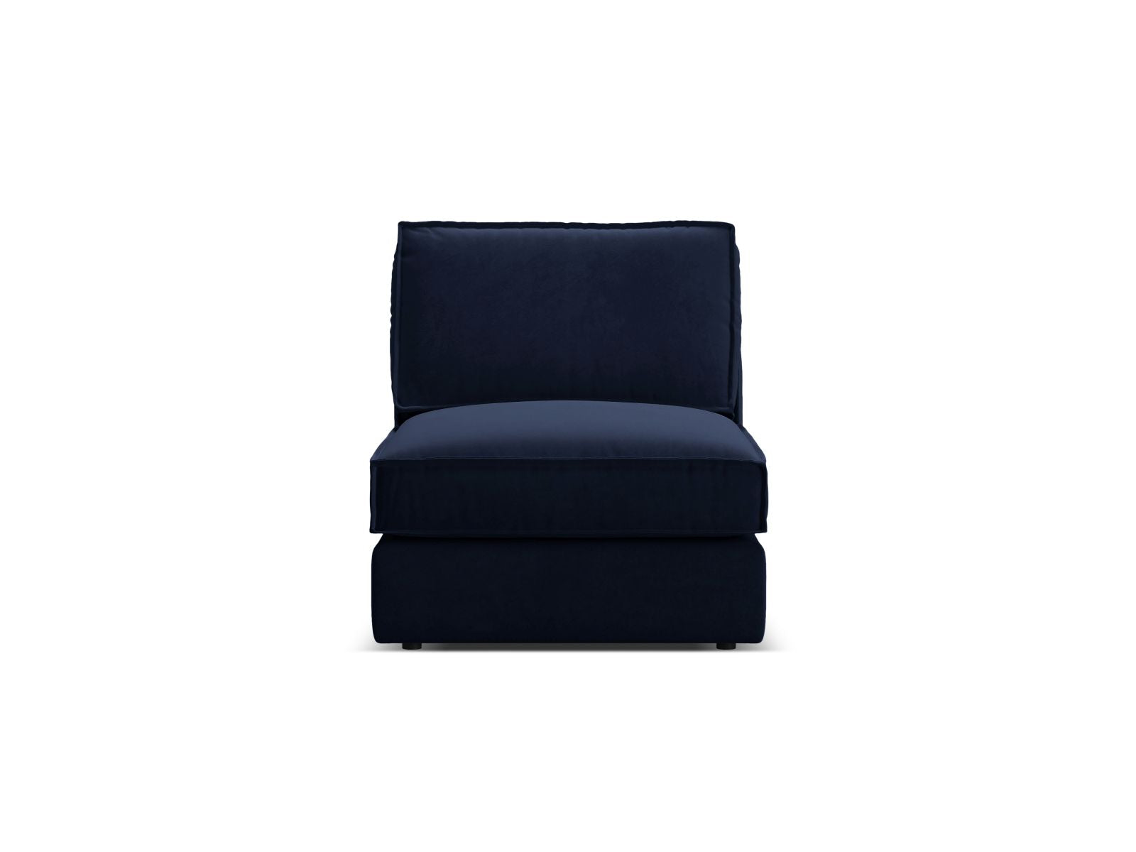 1-Sitzer Modul Armless Pola in Royal Blue-Salvador präsentiert im Onlineshop von KAQTU Design AG. Modulares Sofa ist von Micadoni