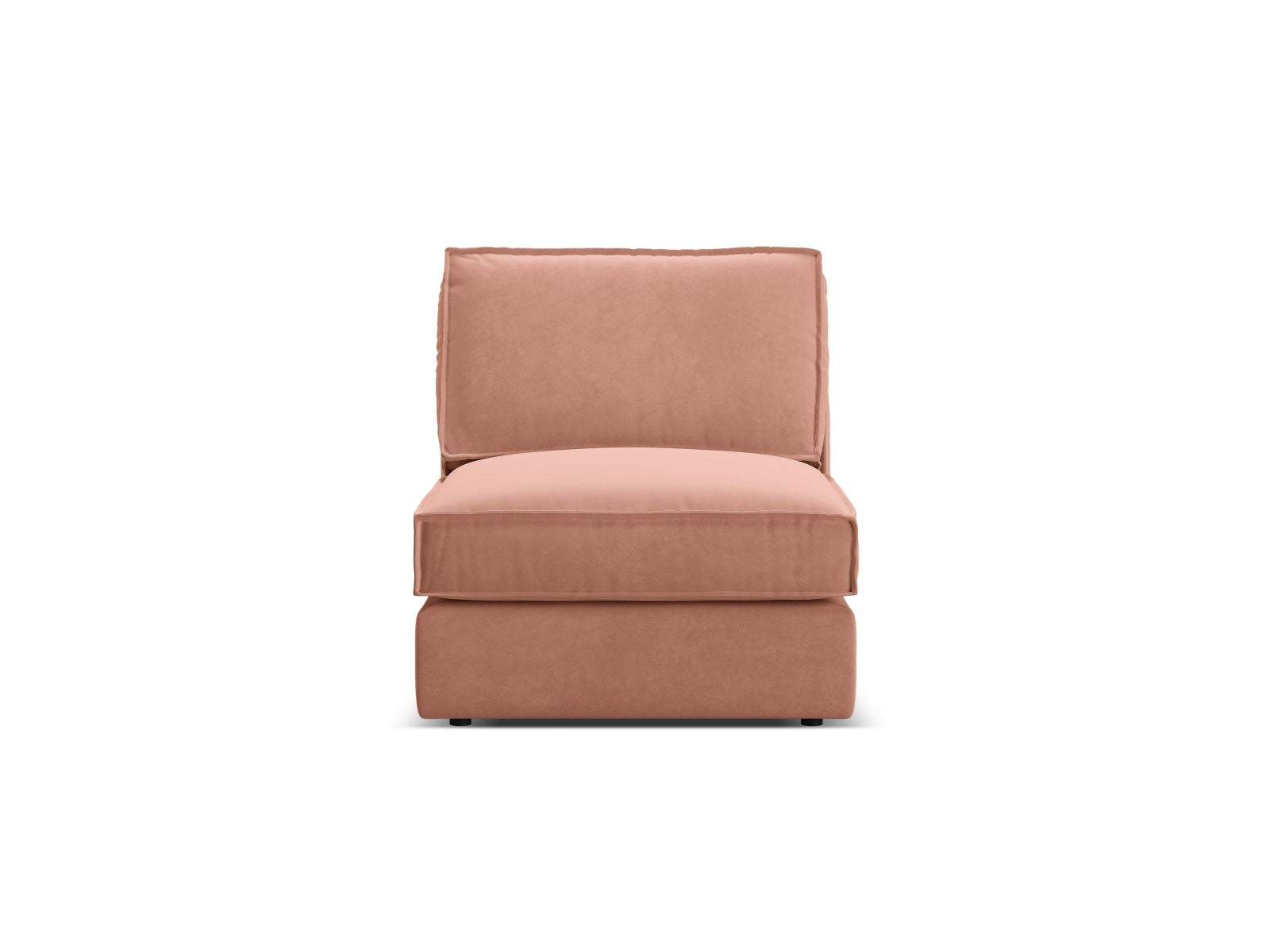 1-Sitzer Modul Armless Pola in Pink-Salvador präsentiert im Onlineshop von KAQTU Design AG. Modulares Sofa ist von Micadoni