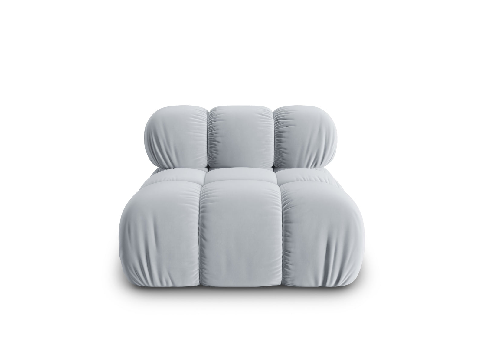 Bellis Velour Modul Armless 1 Sitzer in Light Blue präsentiert im Onlineshop von KAQTU Design AG. Modulares Sofa ist von Micadoni