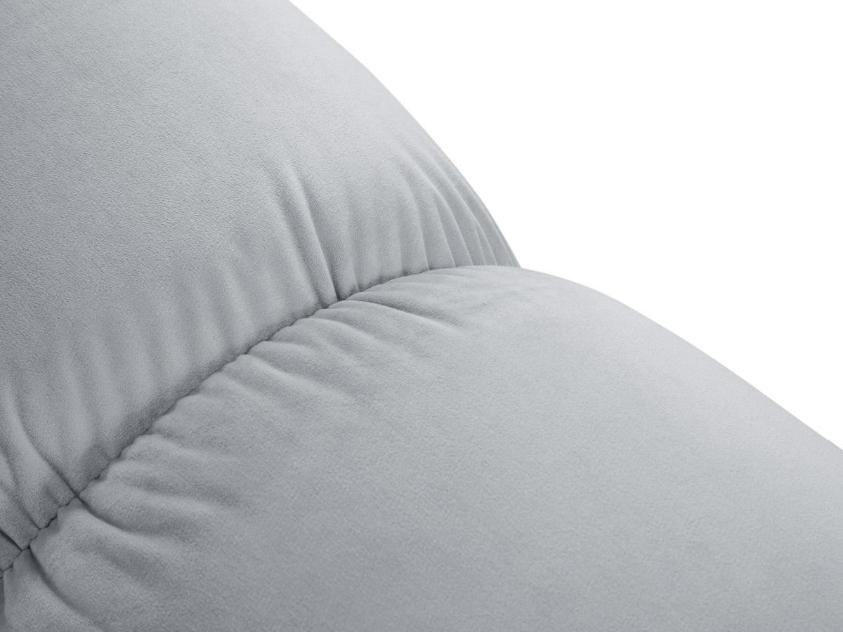 Bellis Velour Modul Armless 1 Sitzer in Light Blue-Bluvel präsentiert im Onlineshop von KAQTU Design AG. Modulares Sofa ist von Micadoni