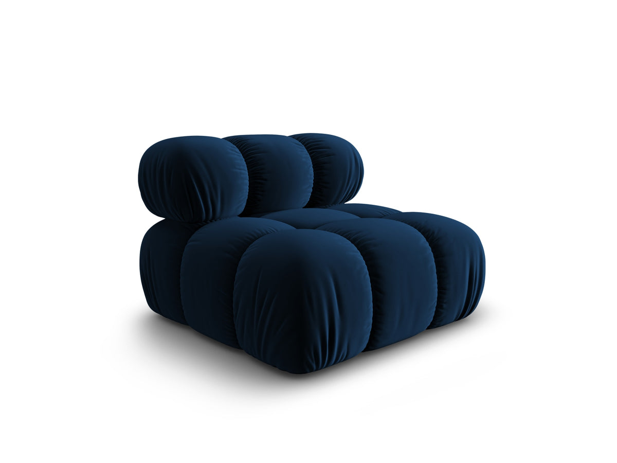 Bellis Velour Modul Armless 1 Sitzer in Royal Blue-Bluvel präsentiert im Onlineshop von KAQTU Design AG. Modulares Sofa ist von Micadoni