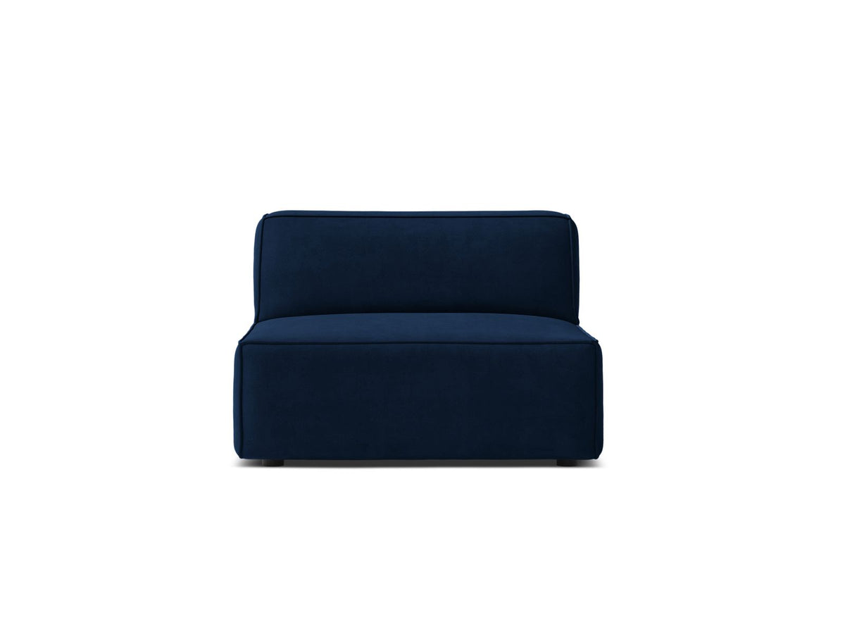 1-Sitzer Modul Armless Jodie in Royal Blue-Bluvel präsentiert im Onlineshop von KAQTU Design AG. Modulares Sofa ist von Micadoni