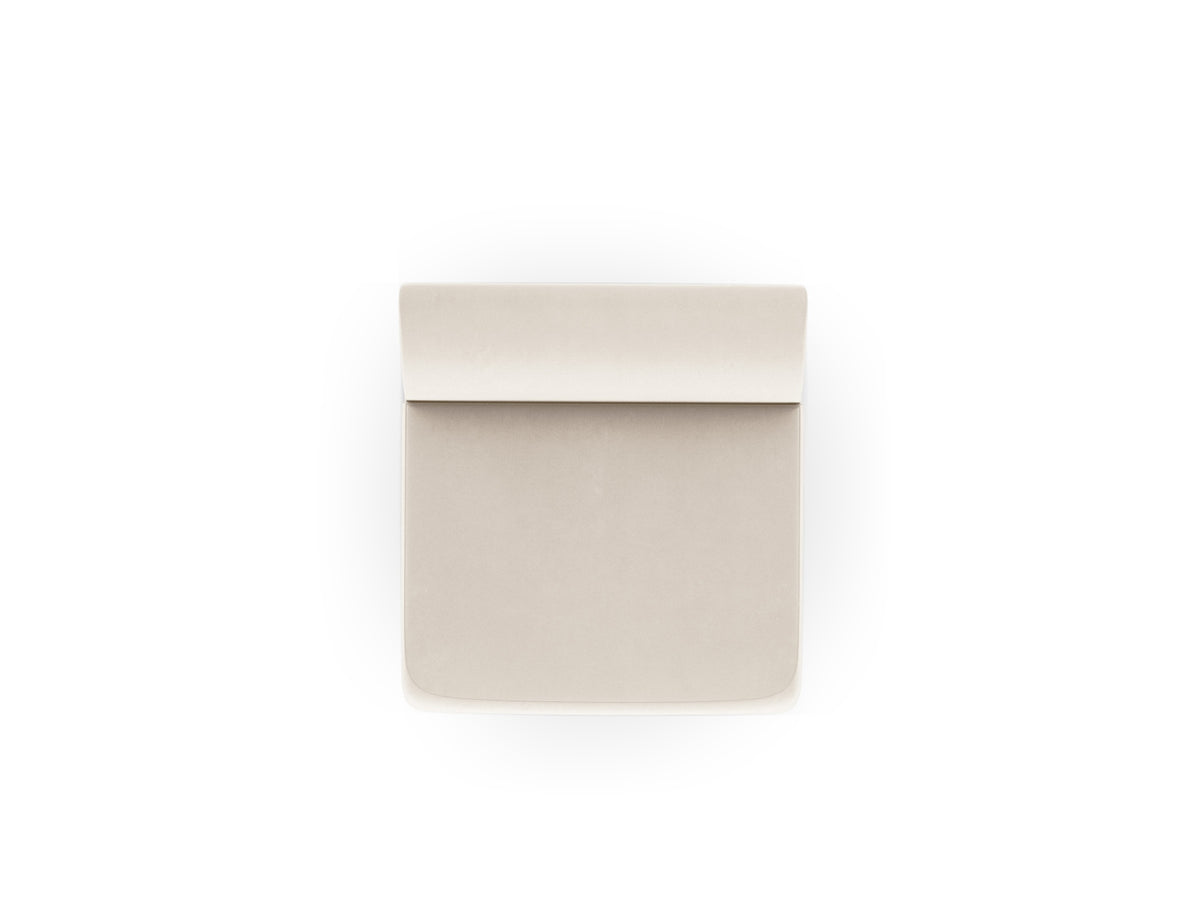 Miley Velour Modul Armless 1 Sitzer in Light Beige-Bluvel präsentiert im Onlineshop von KAQTU Design AG. Modulares Sofa ist von Micadoni
