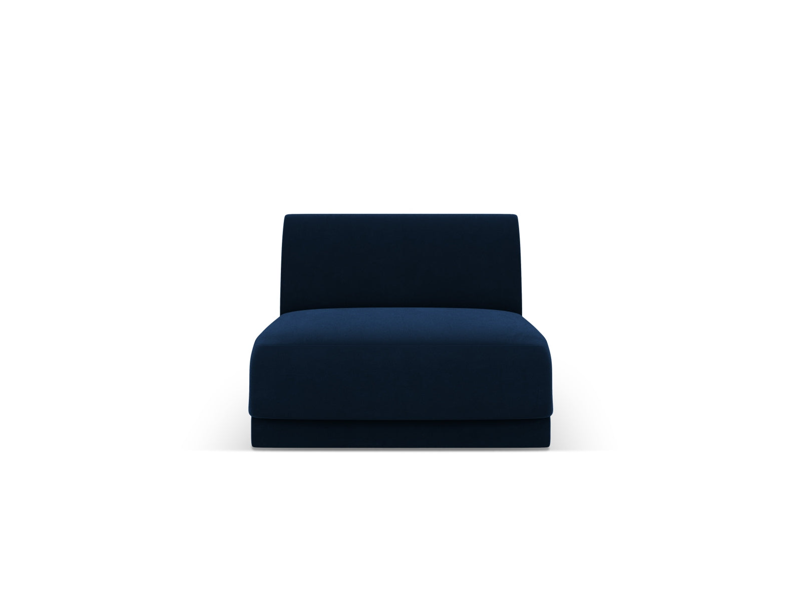 Miley Velour Modul Armless 1 Sitzer in Royal Blue präsentiert im Onlineshop von KAQTU Design AG. Modulares Sofa ist von Micadoni