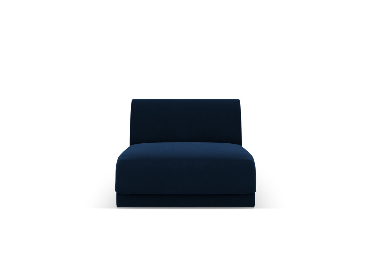 Miley Velour Modul Armless 1 Sitzer in Royal Blue-Bluvel präsentiert im Onlineshop von KAQTU Design AG. Modulares Sofa ist von Micadoni