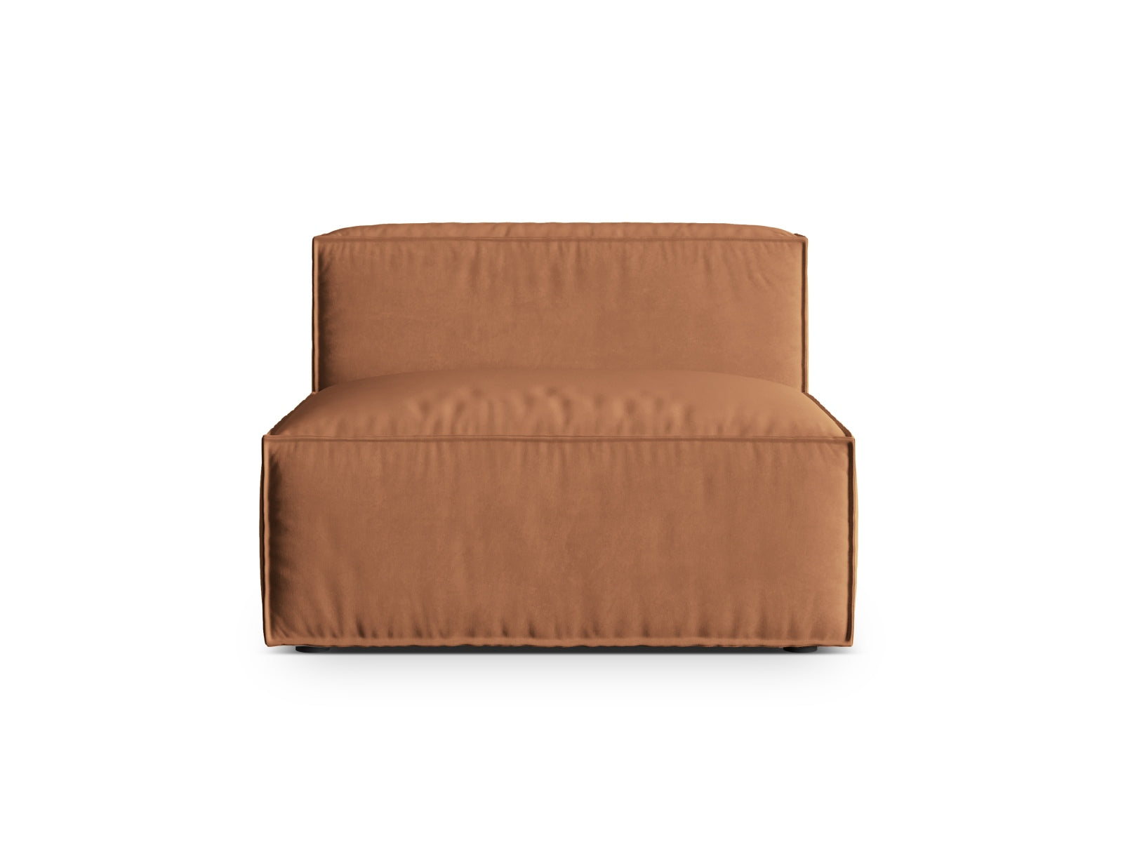Nuria Velour Modul Armless 1 Sitzer in Honey-Paris präsentiert im Onlineshop von KAQTU Design AG. Modulares Sofa ist von Micadoni