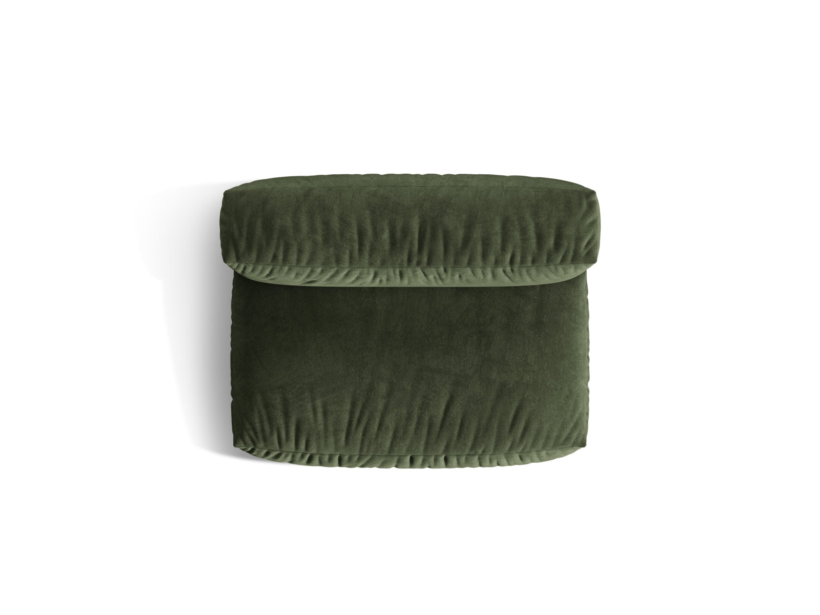 Eleganter Martina Modul Armless 1 Sitzer in stilvollem Grün, ideal für flexible Wohnräume und modernes Design.