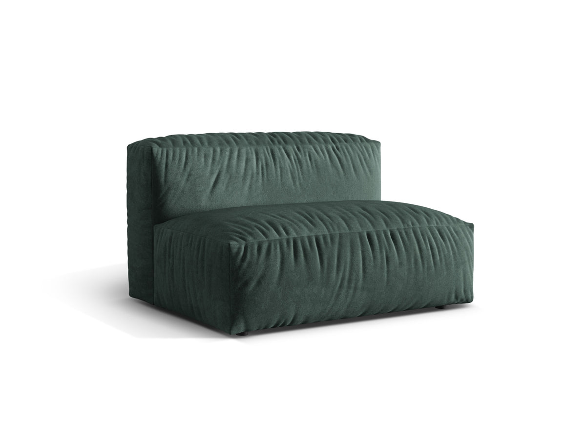 Martina Modul Armless 1 Sitzer in Petrol-Vogue präsentiert im Onlineshop von KAQTU Design AG. Modulares Sofa ist von Micadoni