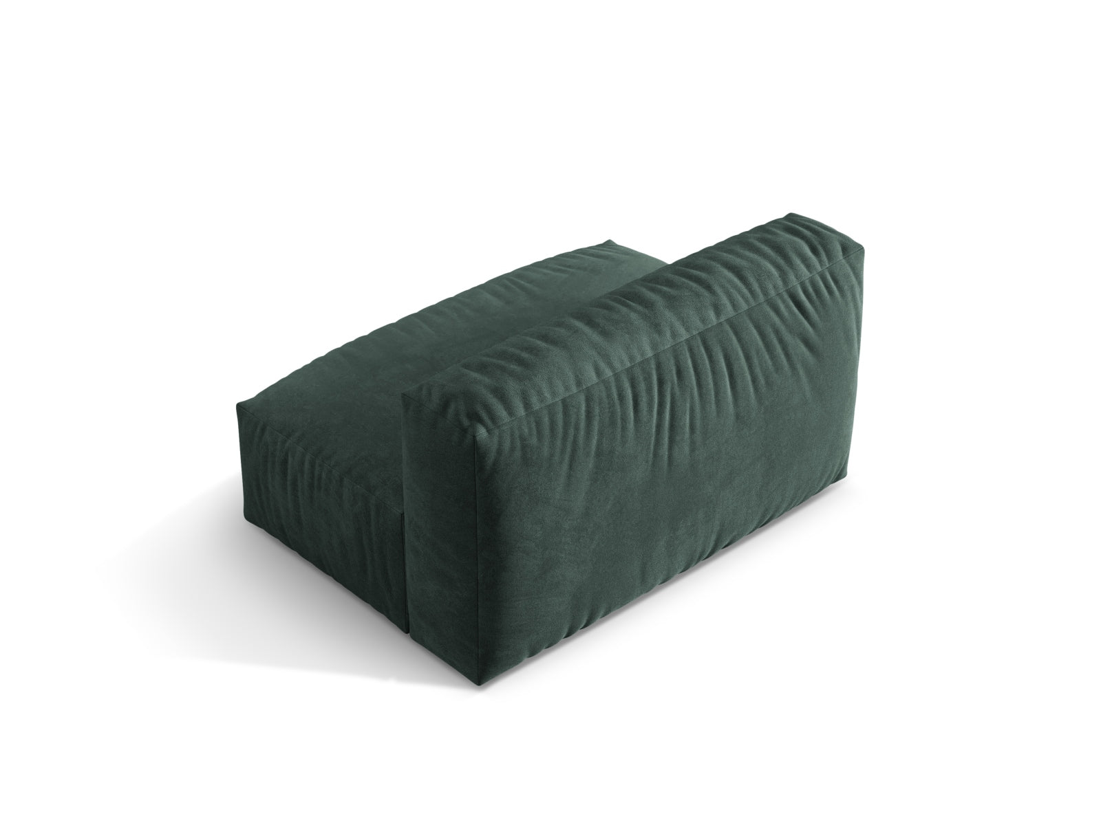 Moderner Martina Modul Armless 1 Sitzer in edlem Petrol-Vogue, perfekt für kreative Sofa-Kombinationen und modernes Wohndesign.