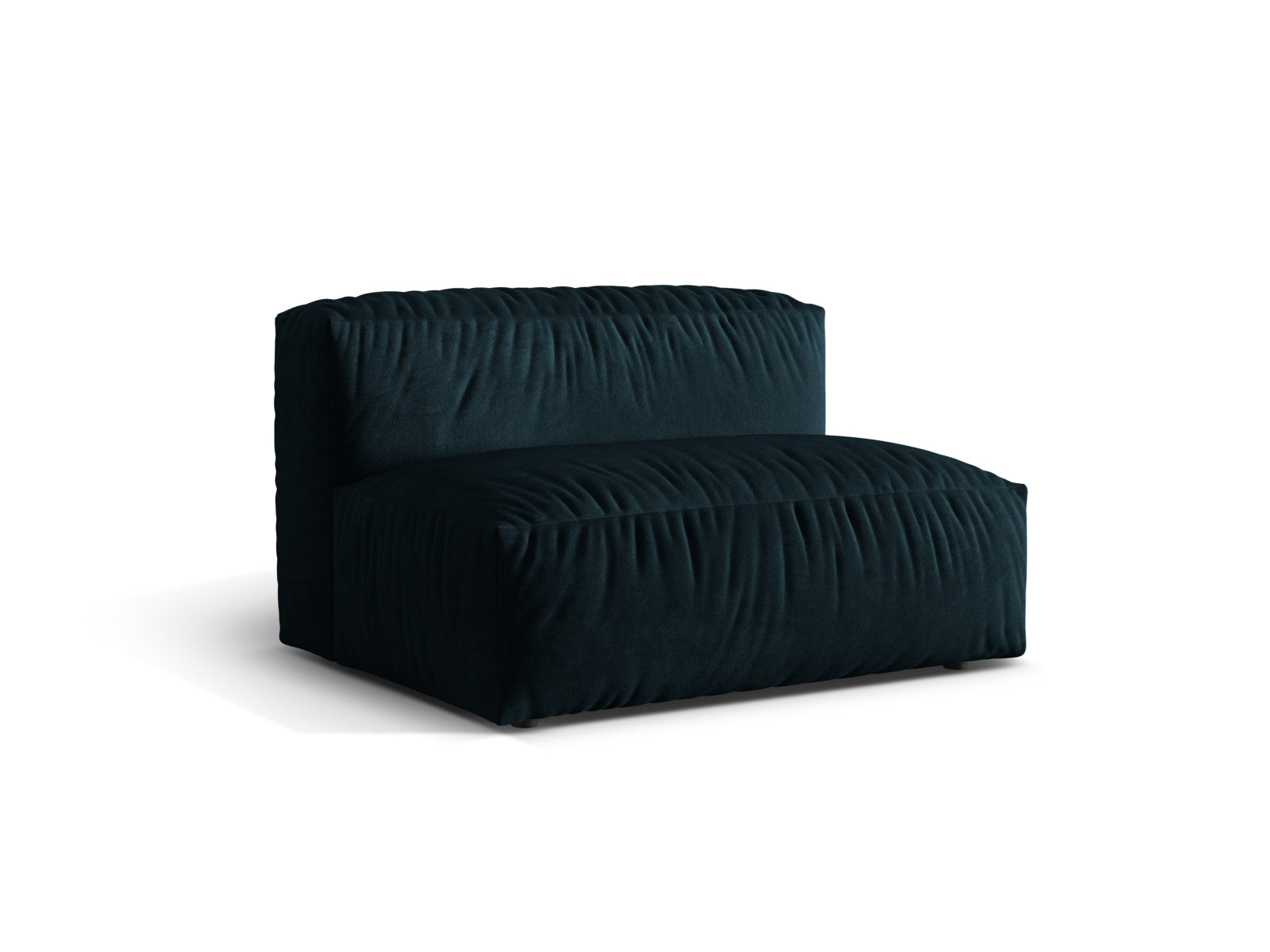 Eleganter Martina Modul Armless 1 Sitzer in modernem Petrol, ideal für vielseitige Wohnkonzepte und gemütliche Entspannungsecken.