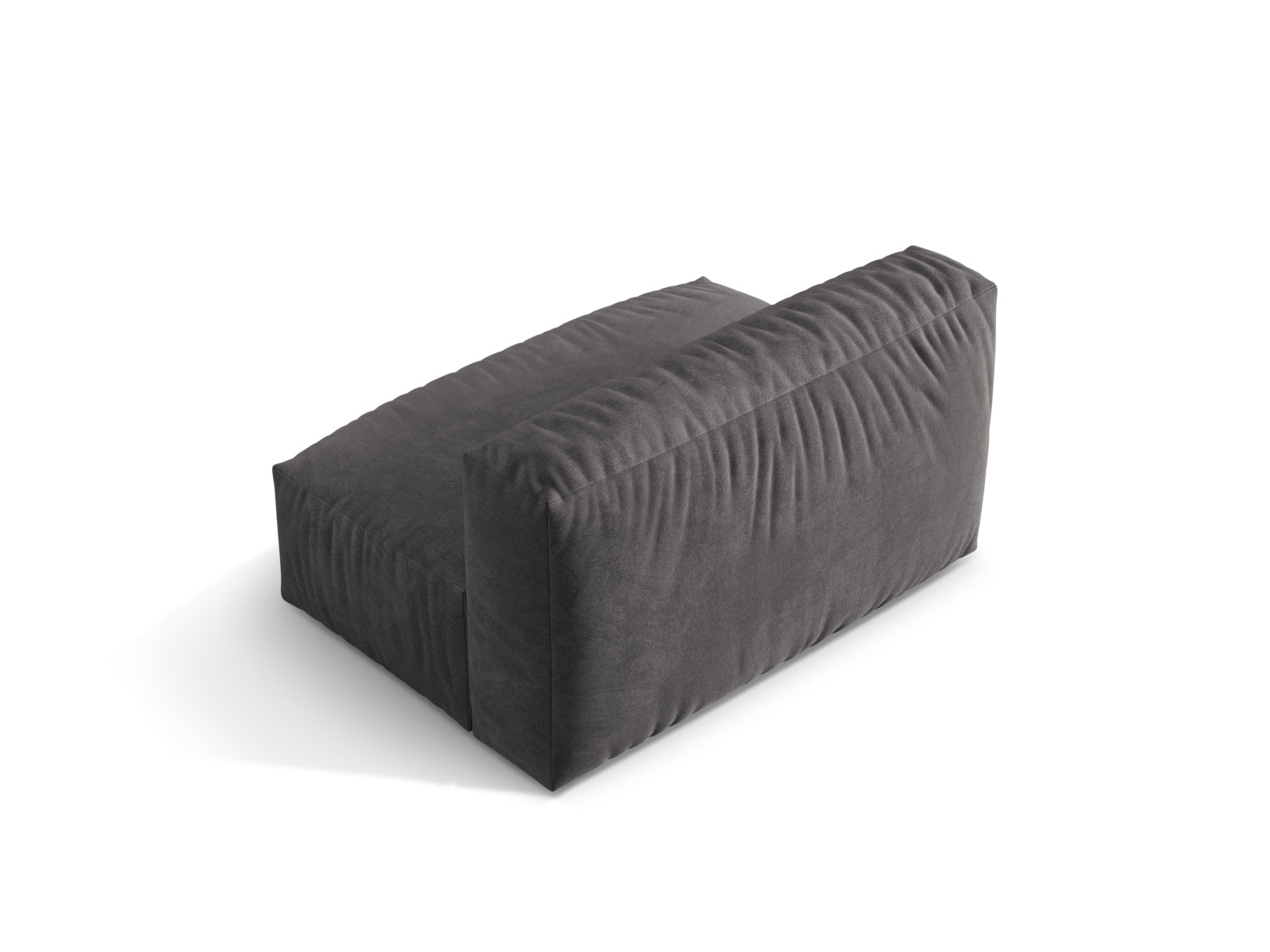 Stylischer Martina Modul Armless 1 Sitzer in zeitlosem Grau, perfekt für moderne Wohnkonzepte und gemütliche Auszeiten.