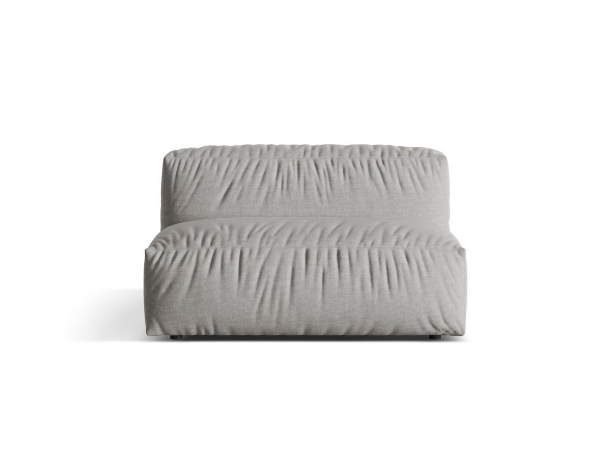 Martina Modul Armless 1 Sitzer in Light Grey-Boston präsentiert im Onlineshop von KAQTU Design AG. Modulares Sofa ist von Micadoni