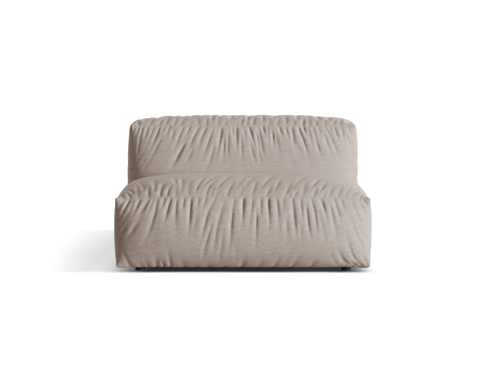 Martina Modul Armless 1 Sitzer in Dark Beige präsentiert im Onlineshop von KAQTU Design AG. Modulares Sofa ist von Micadoni