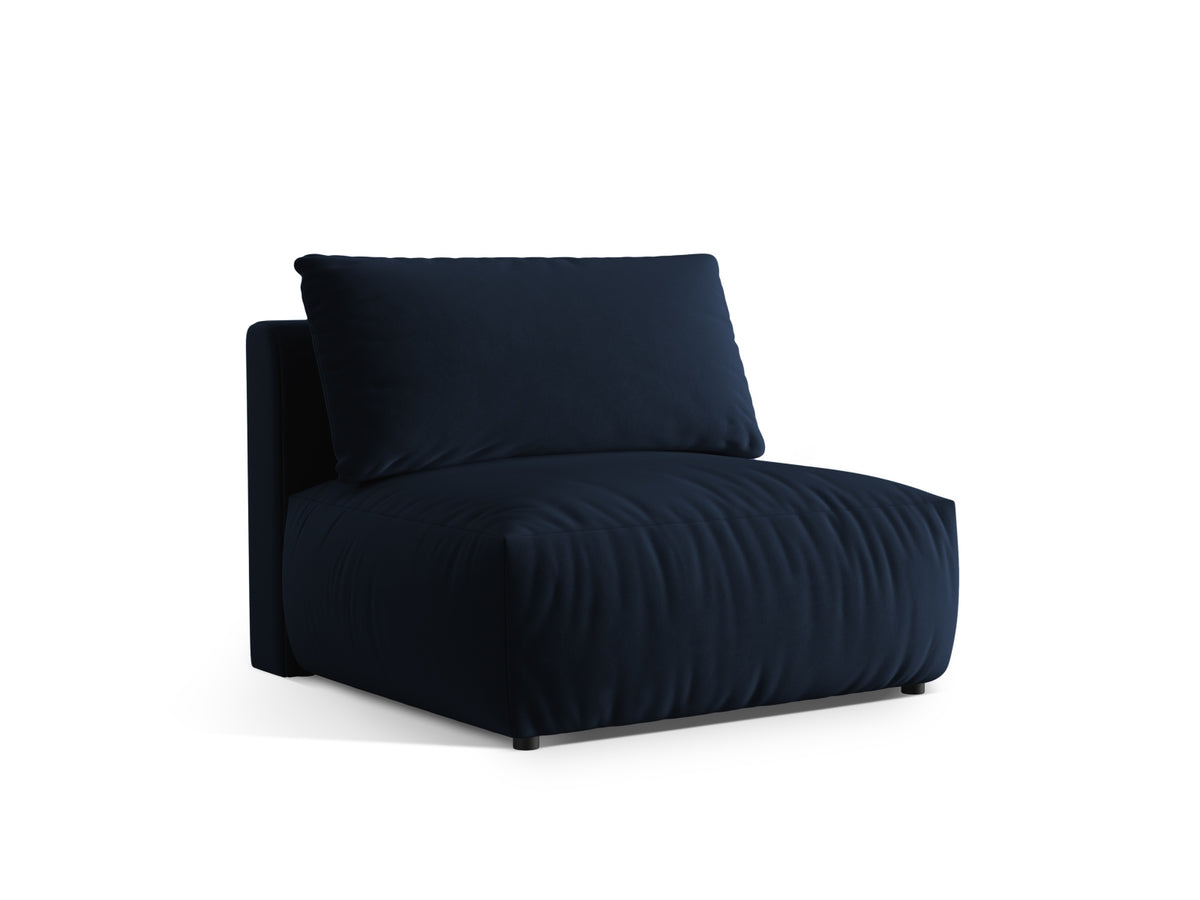 Chris Velour Modul Armless 1 Sitzer in Royal Blue-Casino präsentiert im Onlineshop von KAQTU Design AG. Modulares Sofa ist von Micadoni