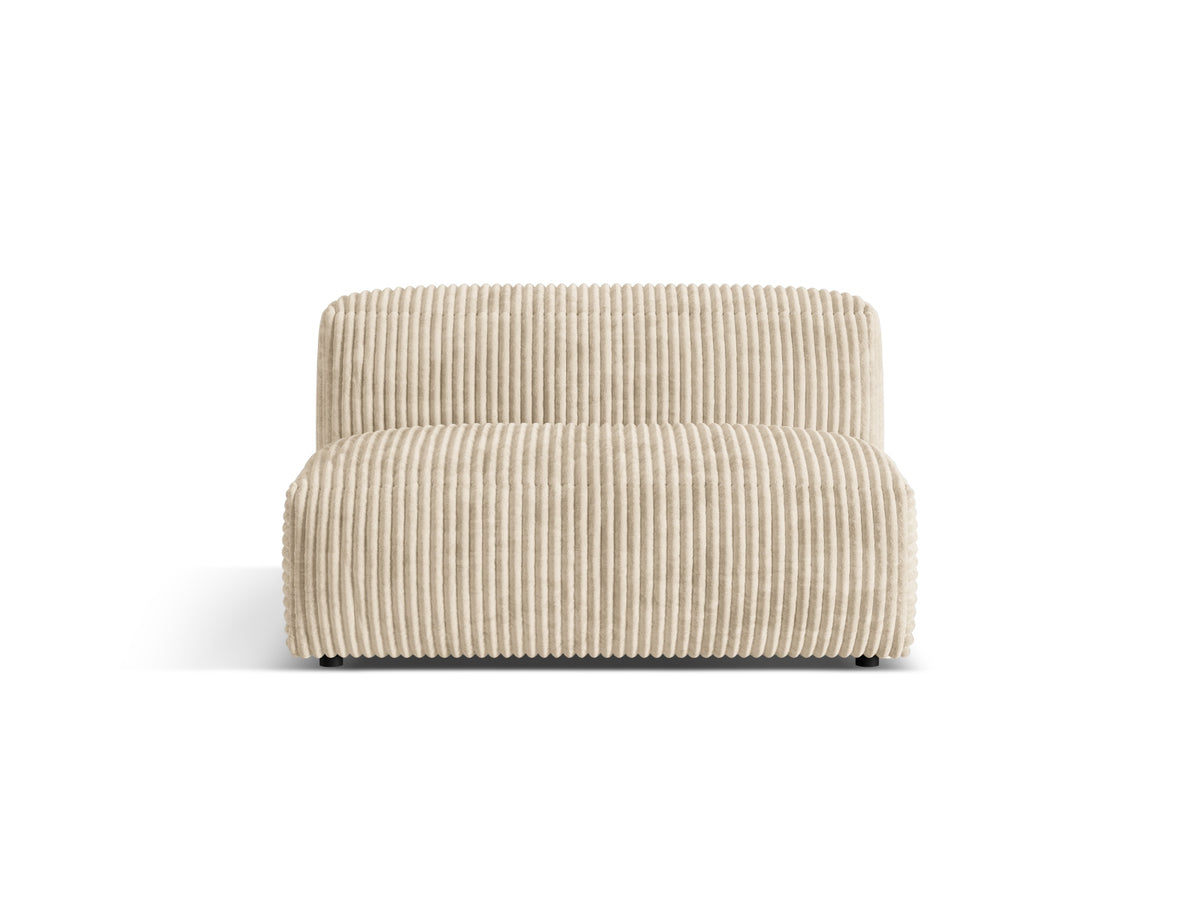 Martina Modul Armless 1 Sitzer in Light Beige-Tilia präsentiert im Onlineshop von KAQTU Design AG. Modulares Sofa ist von Micadoni