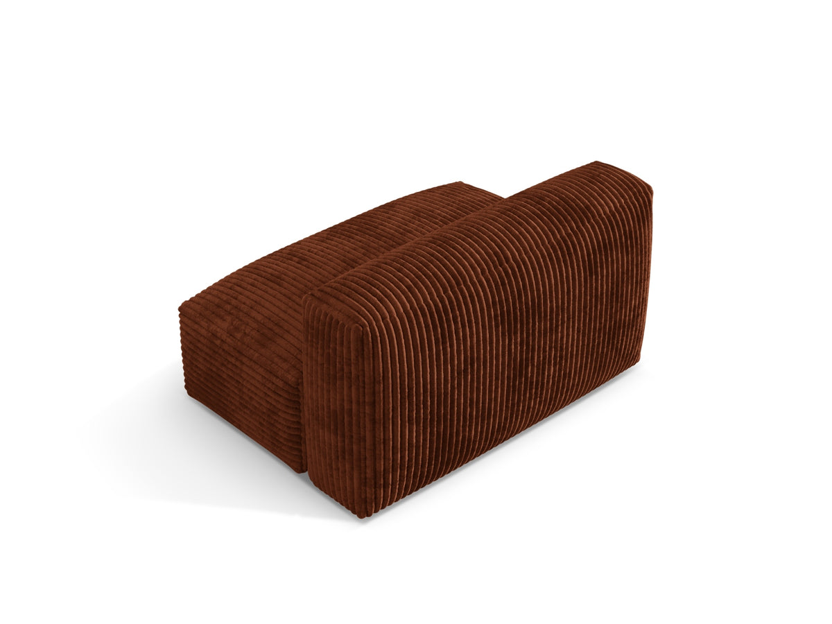 Martina Modul Armless 1 Sitzer in Brick-Tilia präsentiert im Onlineshop von KAQTU Design AG. Modulares Sofa ist von Micadoni