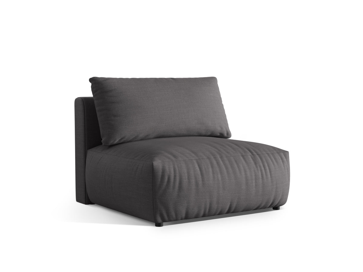 Chris Modul Armless 1 Sitzer in Sand-LINS präsentiert im Onlineshop von KAQTU Design AG. Modulares Sofa ist von Micadoni