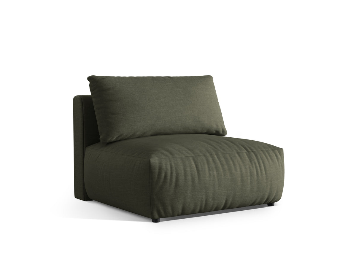 Chris Modul Armless 1 Sitzer in Muted Blue-LINS präsentiert im Onlineshop von KAQTU Design AG. Modulares Sofa ist von Micadoni