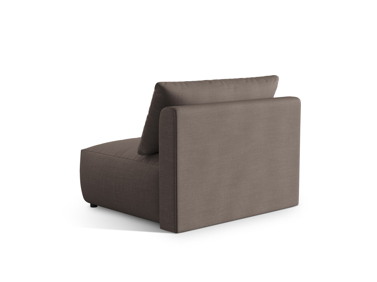 Chris Modul Armless 1 Sitzer in Warm grey-LINS präsentiert im Onlineshop von KAQTU Design AG. Modulares Sofa ist von Micadoni