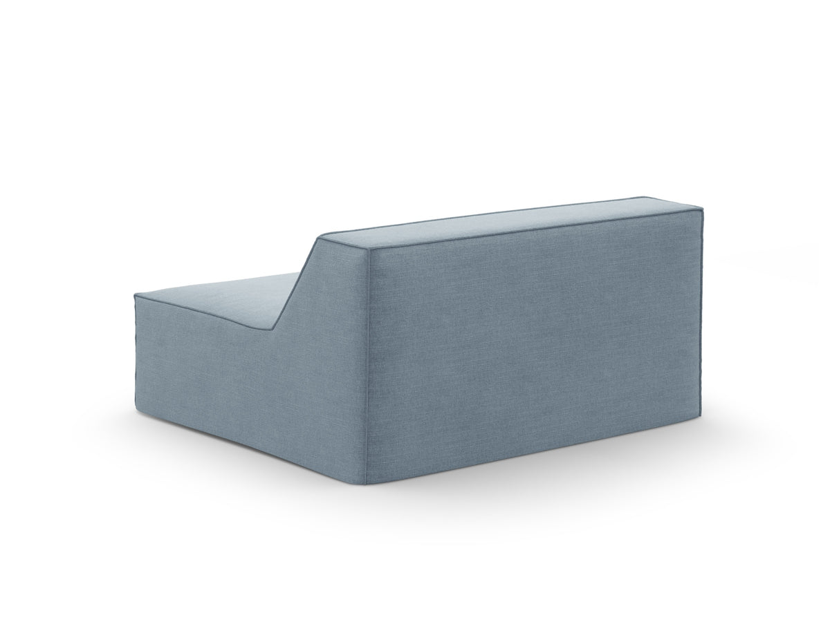 Jodie Modul Armless 1 Sitzer mit abnehmbaren Bezug in Muted Blue-LINS präsentiert im Onlineshop von KAQTU Design AG. Modulares Sofa ist von Micadoni