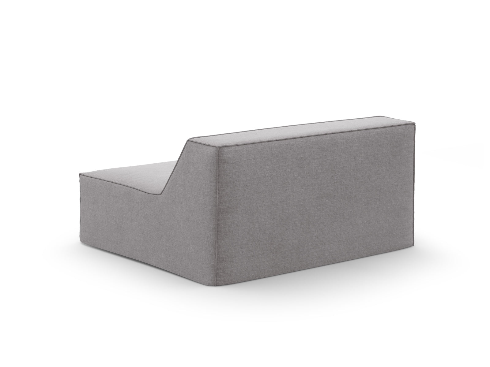 Eleganter Jodie Modul Armless 1 Sitzer in dezentem Grau, ideal für moderne Wohnkonzepte und flexible Raumgestaltungen.