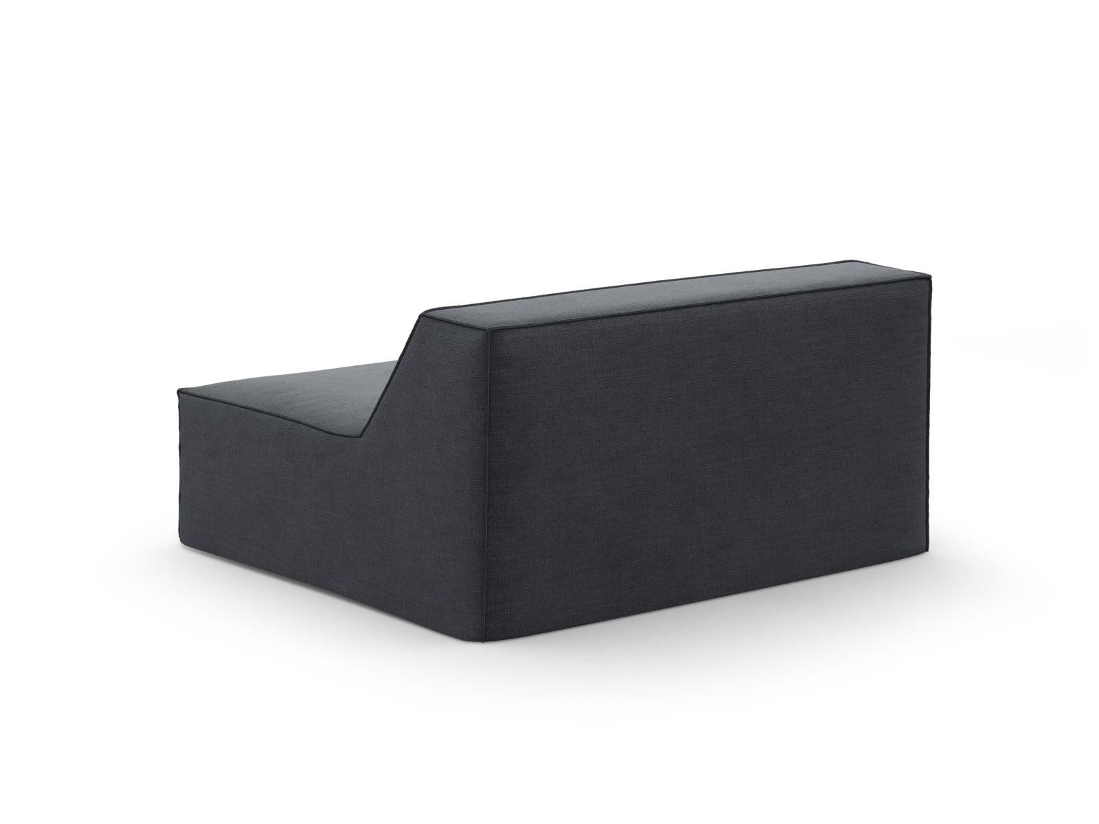 Eleganter Jodie Modul Armless 1 Sitzer in neutralem Grau, ideal für moderne Wohnkonzepte und gemütliche Entspannungsbereiche.