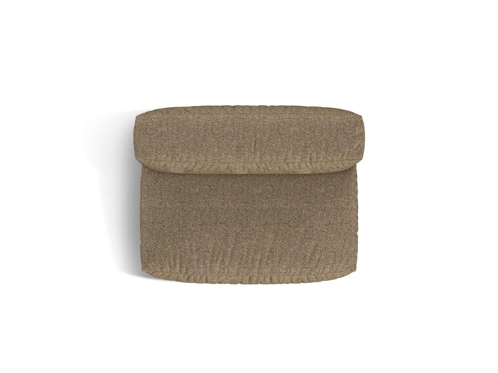 Modernes 1-Sitzer Sofa Martina Wide in sanftem Cappuccino, perfekt für gemütliche Ecken und stilvolle Einrichtungskonzepte.