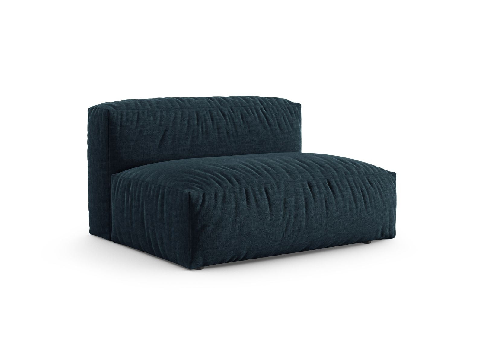 Elegantes 1-Sitzer Sofa Martina Wide XL in stilvollem Blue Jeans-Boston, ideal für moderne Wohnräume und vielseitige Gestaltungsmöglichkeiten.