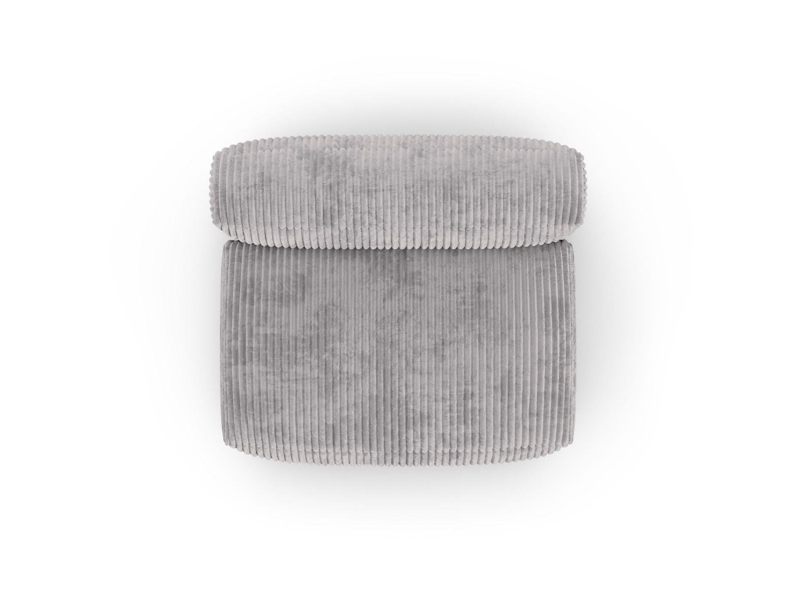 Stilvolles 1-Sitzer Sofa Martina Wide XL in sanftem Grau, perfekt für zeitgemäße Einrichtung und flexible Raumlösungen.