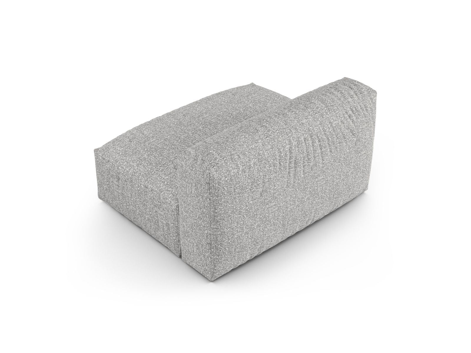Elegantes 1-Sitzer Sofa Martina Wide XL in modernem Silber, ideal für stilvolle Wohnräume und flexible Gestaltungsmöglichkeiten.