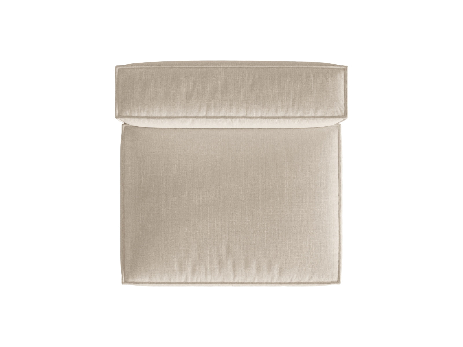 Beige 2-Sitzer ohne Armlehnen aus der Nuria-Serie von Micadoni, perfekt für stilvolle und anpassbare Wohnkonzepte.