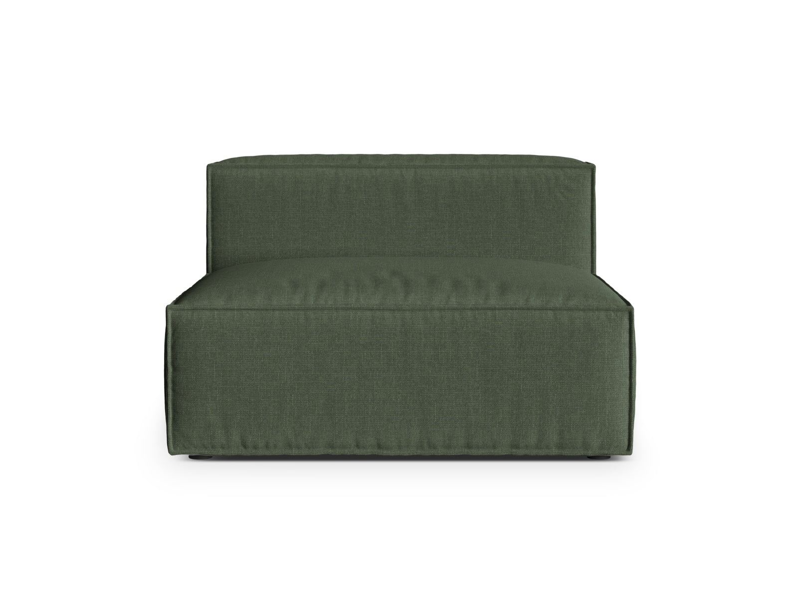 2-Sitzer Modul Armless Nuria in Moss Green-Liberty präsentiert im Onlineshop von KAQTU Design AG. Modulares Sofa ist von Micadoni